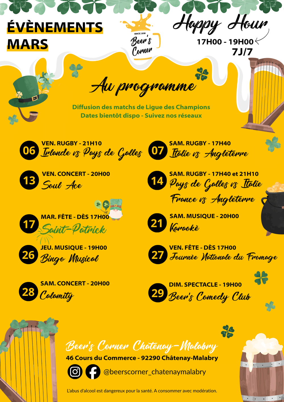 Événement Beer's Corner Châtenay malabry
