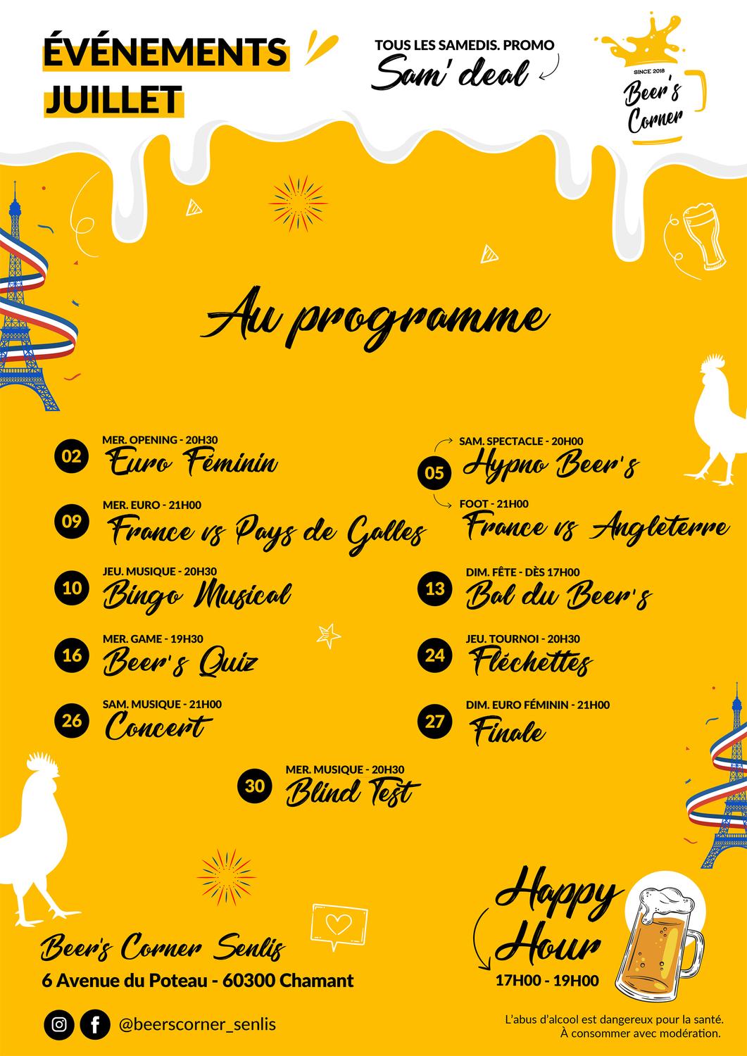 planning du mois Senlis