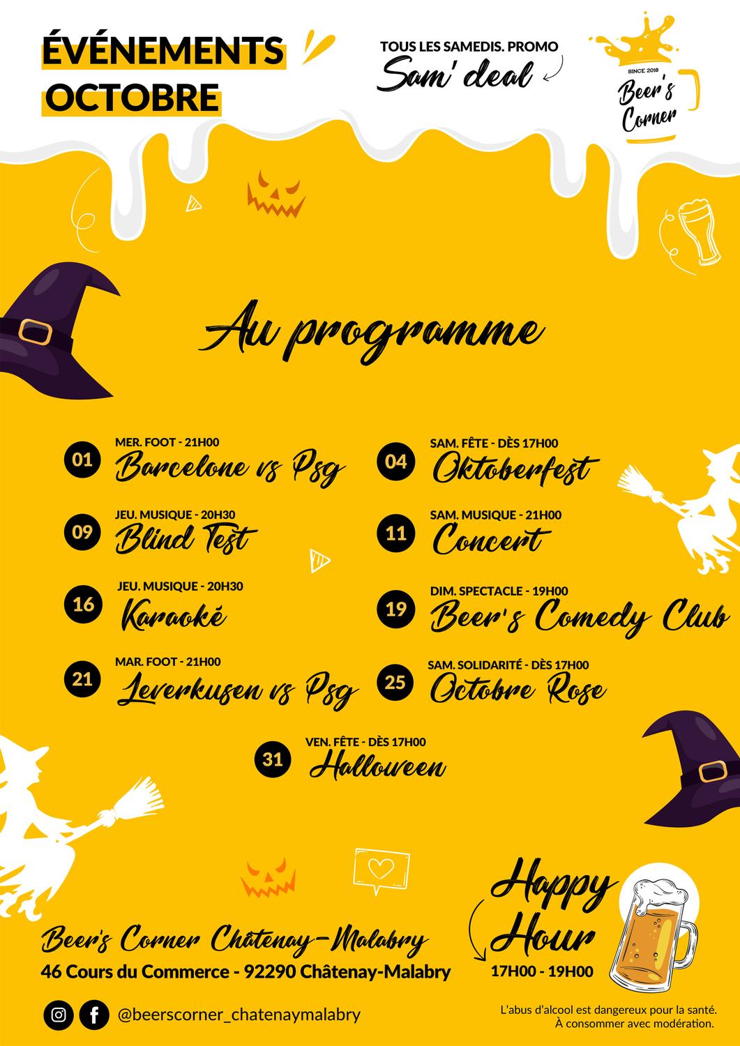 Événement  Beer's Corner Châtenay malabry