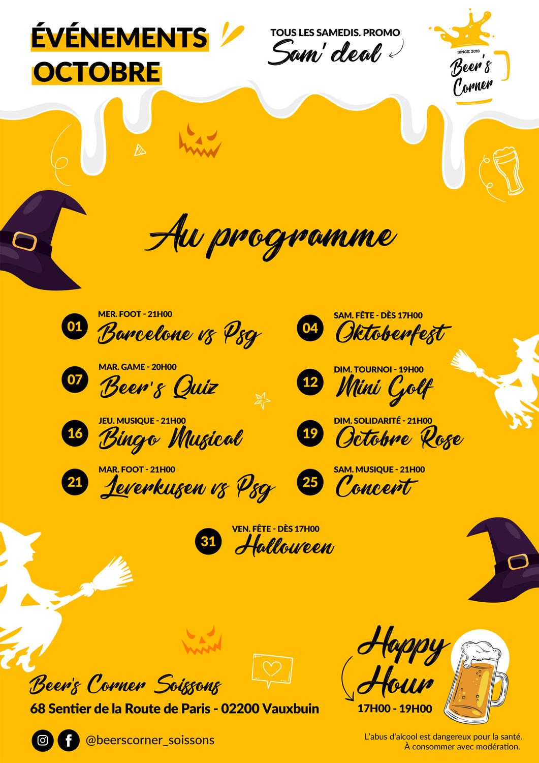 planning du mois Soissons