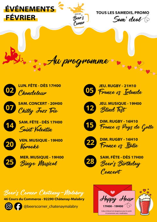 Évènements février