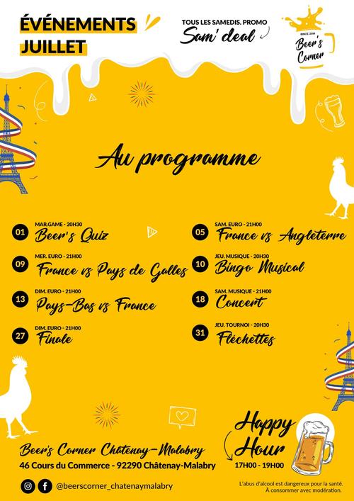 Évènements juillet