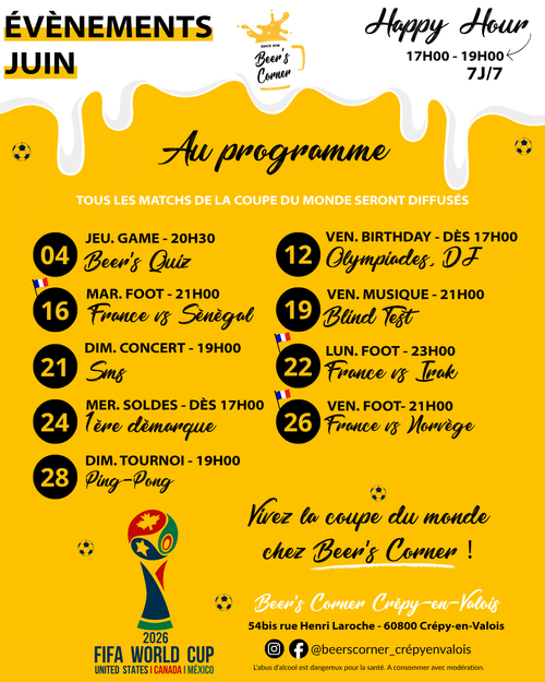 Évènements juin