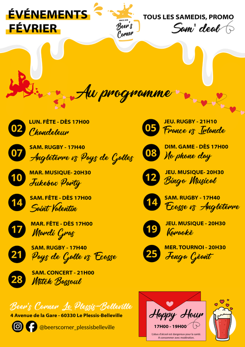 Évènements février