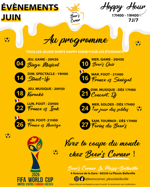 Évènements juin