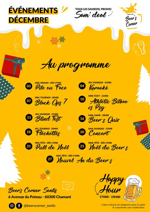 Évènements décembre