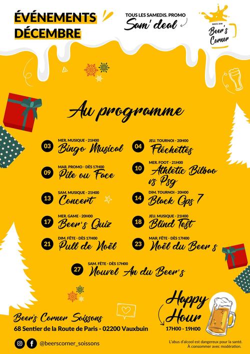 Évènements décembre